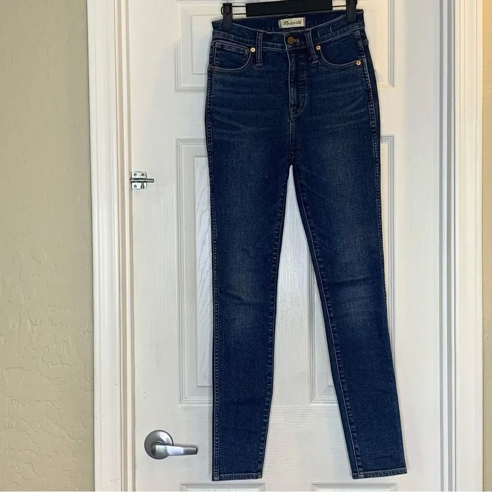 Madewell 10” High Rise Skinny Jeans Size 25